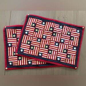 Patriotic Quilted Table Placemat